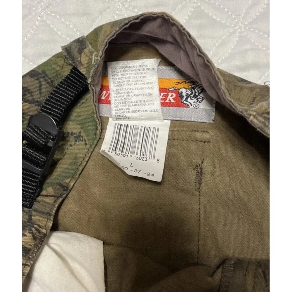 Winchester Trebark Camo Vintage Pants sz LG Cargo Hunting Pants Adjustable